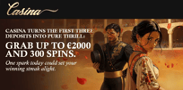 Bonus of the Month: Casina Casino – True Casino-Style Rewards!